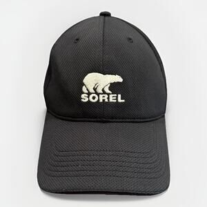 Sorel Unisex Black Omni-Shade Adjustable Strapback Hat Baseball Cap